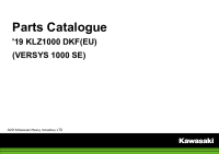 Kawasaki Versys 1000 Mk3 SE 2019 DKF parts catalog
